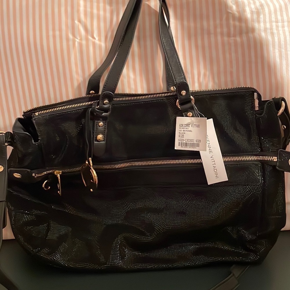 Black satchel bag - NWT